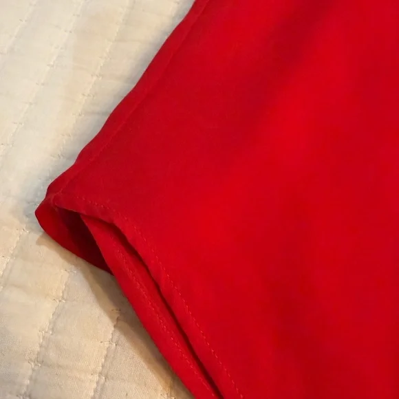 Joie Red Silk Top Size XS - Picture 5 of 5